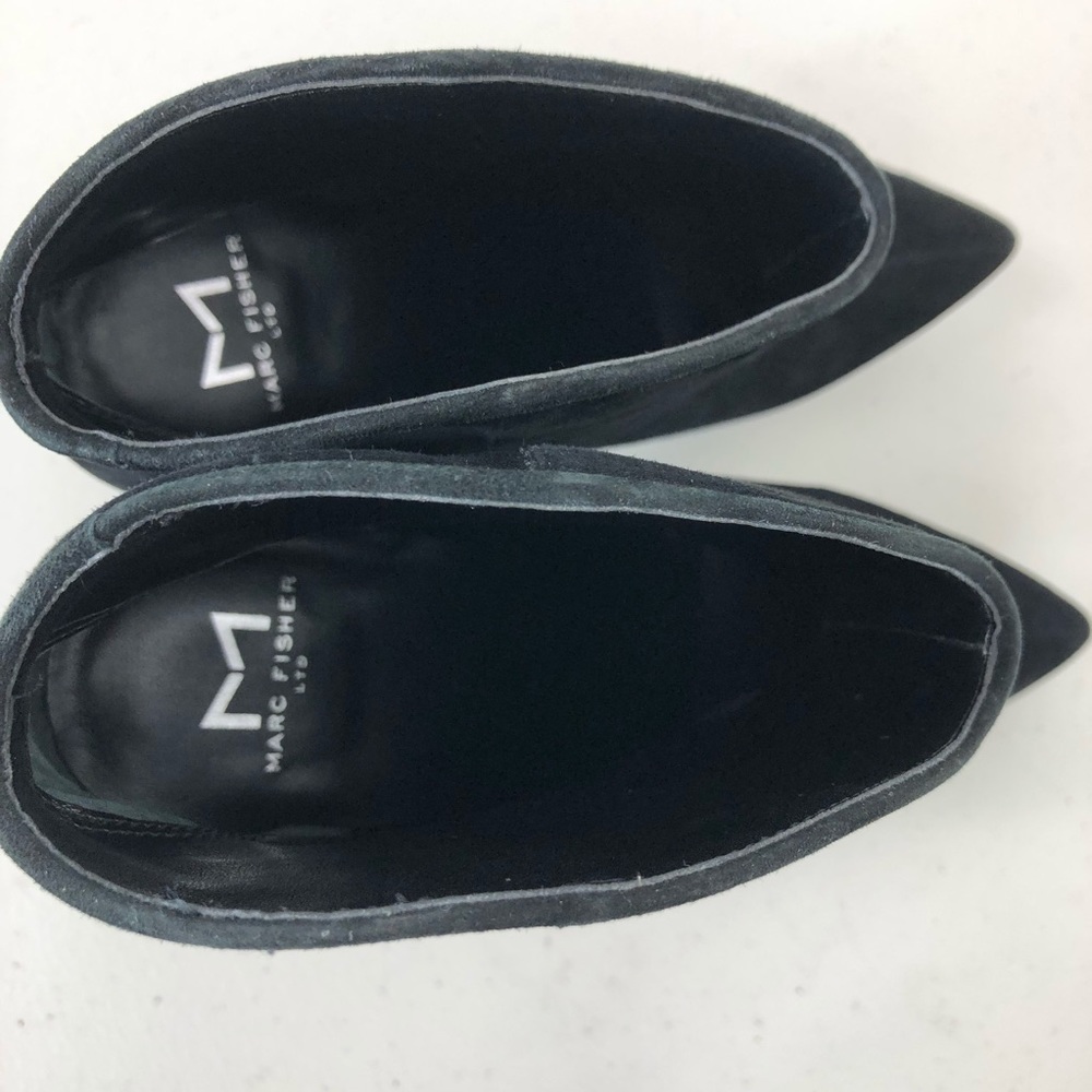 Marc Fisher Miggi Pointy Toe Bootie Black Sz 8.5 - Picture 2 of 8